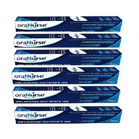 Oranurse 50ml Unflavoured Toothpaste Pack of 6 by Oranurse