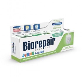 Biorepair Dentifricio Junior 7-14 anni, Menta - 75 ml