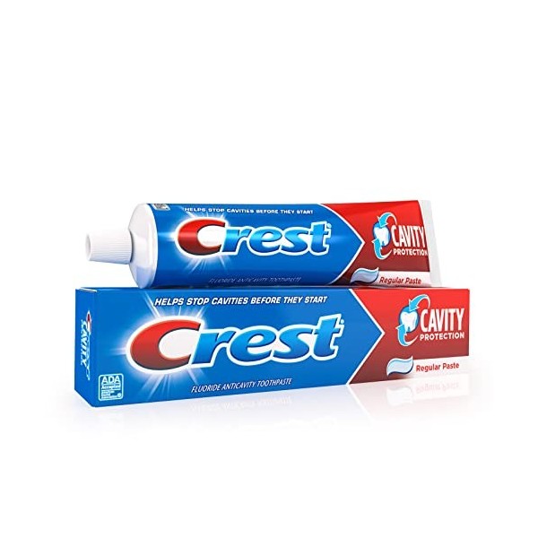 Crest Cavity Protection Toothpaste, Regular, 8.2 Oz Pack of 6 by Crest English Manual 