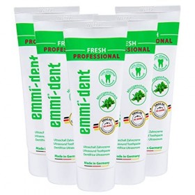 emmi®-dent Dentifrice à Ultrasons "Fresh" I Au Goût Frais de Peppermint I Idéal pour les Dents et Gencives Sensibles I Sans M