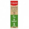 COLGATE - Dentifrice Naturel Smile For Good Protection - Seulement lessentiel - Tube avec plastique recyclable** et carton R