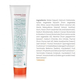 Himalaya Botanique Complete Care Simply Cinnamon Dentifrice Naturel Sans Fluorure, SLS, Gluten et Carraghénane 150 g