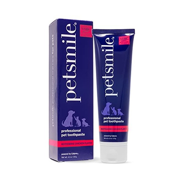 petsmile Professional Dog Toothpaste | VOHC Approved Clinically Proven Plaque and Tartar Control Toothpaste | Made in USA, Hu...