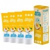 DENTAL DELIGHT Bahama Breeze |4x dentifrice goût ananas- noix de coco | vegan climatiquement neutre sans microplastique