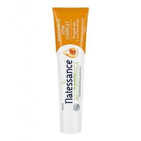 Natessance - Dentifrice Soin Complet - Soins Bucco-dentaires - Certifié Bio Cosmos Organic - Tube de 75 ml