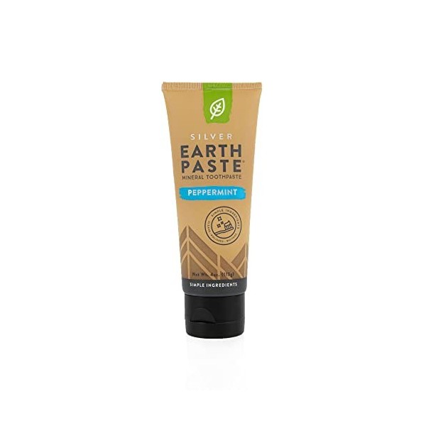 Redmond Trading Company, Earthpaste, Amazingly Natural Toothpaste, Peppermint, 4 oz 113 g 