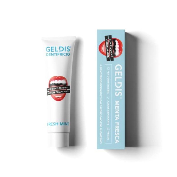 GELDIS Dentifrice Reminéralisant Professionnel-Dentifrice remineralisant pour Dents Sensibles avec Action Anticaria pour le N