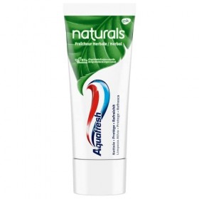 Aquafresh Dentifrice Naturals Fraîcheur Herbale, Nettoie, Rafraîchit et Protège Activement Les Dents, 75 ml