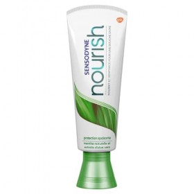 Sensodyne Dentifrice Nourish Protection Apaisante, Vegan, Nourrit et Renforce les Dents, Protection contre la Sensibilité Den