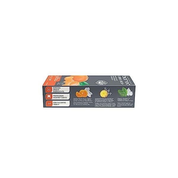 Dentifrice BIOMED Citrus Fresh pour une haleine fraîche - dentifrice sans fluor et 97% naturel - arôme orange-agrumes - sache