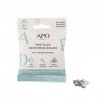 APO France - Pastilles Dentifrice Solide - 100% BIO et Naturel - Sans Gluten & Vegan - Blanc - Menthe - Avec Fluor - 125 Past