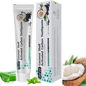 Vista Dentifrice Charbon 100% Naturel 1Pack Charbon Blanchiment Des Dents Sans Fluor Professionnel, Anti Tartre Dentifrice Bi