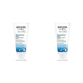 WELEDA - Pâte Dentifrice Saline - Formule Naturelle Contre le Tartre - Goût Menthe Poivrée - Tube 75 ml Lot de 2 