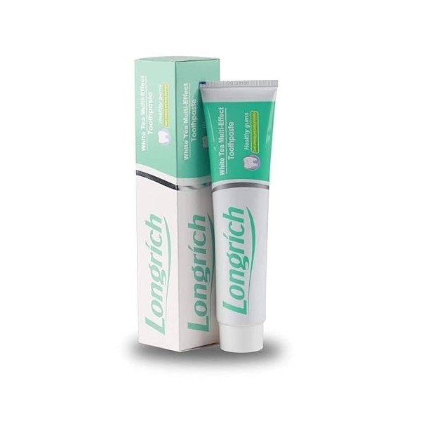 Longrich Dentifrice Répare & Protège Menthe Fraîche, Dentifrice blanchiment dentaire Pour Dents Sensibles, Blanchisseur de De