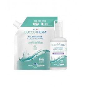 Buccotherm | Gencives sensibles – Dentifrice bio | Diminution des saignements | 99% d’ingrédients naturelles | Goût Menthe | 