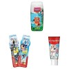 COLGATE- Lot Gel Douche Tahiti Enfant - Pique Pas les Yeux Brosse à Dents Enfants 6+ - 2 - Modèles et coloris aléatoires - De