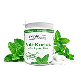 PentaSense® - Pastilles au xylitol anti-carie au goût de fraise contre la plaque dentaire et lacidité aident à préserver lé