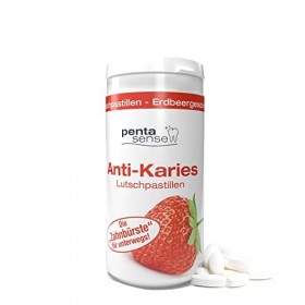PentaSense® - Pastilles au xylitol anti-carie au goût de fraise contre la plaque dentaire et lacidité aident à préserver lé