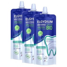 ELGYDIUM Bio DENTS SENSIBLE dentifrice 100ml Protection Quotidienne - Lot de 3 x 100ml