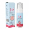 Dentifrice en Mousse pour Enfants, Dentifrice Blanchissant et en Mousse Fraîche Saveur de Fruits 60 Ml pour le Nettoyage de B