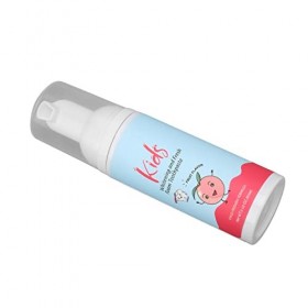 Dentifrice en Mousse pour Enfants, Dentifrice Blanchissant et en Mousse Fraîche Saveur de Fruits 60 Ml pour le Nettoyage de B
