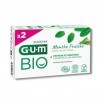 GUM Dentifrice Menthe Fraîche Aloe Vera Bio Lot de 2 x 75 ml