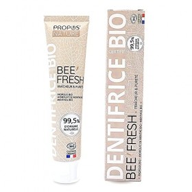 DENTIFRICE BEEFRESH BIO - 75 ML - 100% naturel - Certifié BIO - Fabriqué en France- PROPOSNATURE