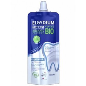 ELGYDIUM Bio Blancheur dentifrice 100ml Préserve la blancheur naturelle des dents - Lot de 3 x 100ml