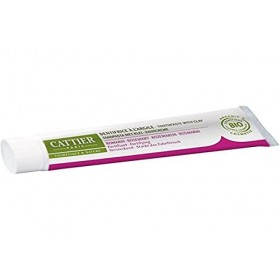 Cattier - Dentifrice Dentargile à lhuile Essentielle de Romarin Bio - 75 ml