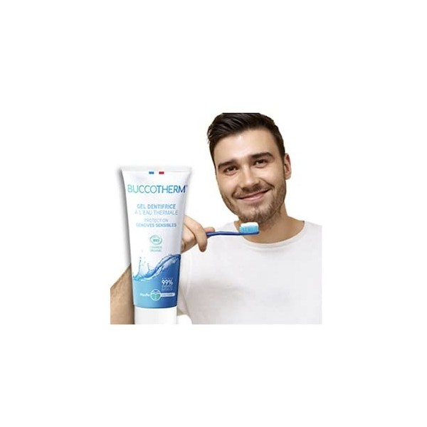 BUCCOTHERM | [Gel Dentifrice Protection Gencives Sensibles] | Diminution des saignements & sensibilités gingivales | Soulage 