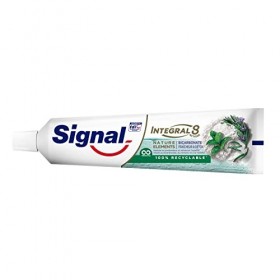 Signal Dentifrice Integral 8 Fraicheur & Détox, Protection complète, Formule douce, Action antibactérienne