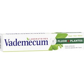 Vademecum - Dentifrice - Fluor et Plantes - Tube 75 ml - Lot de 2
