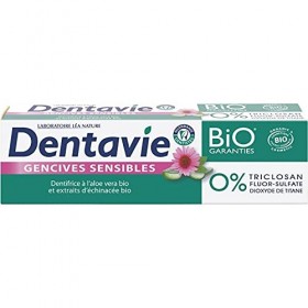 DENTAVIE - Dentifrice Gencives Cosmetic Organic 75Ml - le Lot De 3