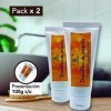 Pack x 2 dentifrice naturel 100g chacun. La Propolis agit comme régénérateur et fortifiant des gencives, reminéralisant denta