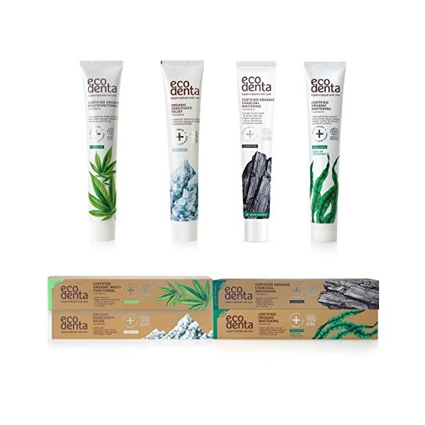 Ecodenta COSMOS Dentifrice Certifié Bio Lot de 4