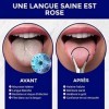 Gratte Langue Acier Inoxydable | Lot de Deux | Grattoir Langue contre la Mauvaise Haleine | Nettoyeur de Langue pour Enfants 