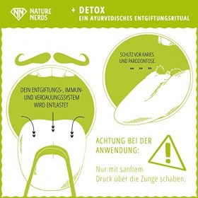 Nature Nerds - Cure-langues en cuivre 3 pièces - Jihwa Prakshalana - Un rituel de désintoxication ayurvédique avec le gratt