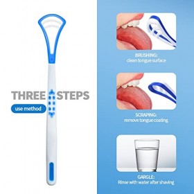 RoserRose 6 pcs Gratte Langue - Silicone de qualité médicale - Éliminer la Mauvaise Haleine - 6 Color