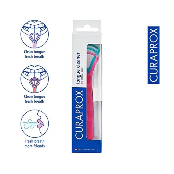 CURAPROX TONGUE CLEANER DUO PACK by Curaprox