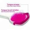 Grattoir à langue, nettoyeur de langue, brosses à langue aident à lutter contre la mauvaise haleine, 2 grattoirs à langue or