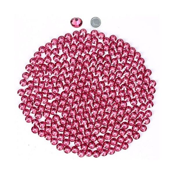 1440PCS Strass Hotfix - Strass Thermocollant Pour Vetement Gris 2mm Hotfix Pour DIY Craft Bling Makeup Gemstone SS6 