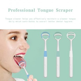 Lot de 6 grattoirs de langue professionnels pour la mauvaise haleine