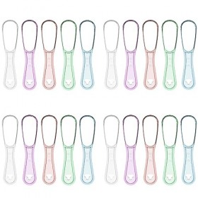 Eowppue Lot de 20 grattoirs à langue en acier inoxydable pour adultes et enfants - Soin de nettoyage buccal pour lhygiène - 
