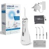 Waterpik - Hydropulseur Sans Fil Advanced, Jet Dentaire Portable Rechargeable, Élimine la Plaque, 3 Niveaux de Pression, Blan