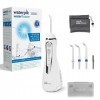 Waterpik - Hydropulseur Sans Fil Advanced, Jet Dentaire Portable Rechargeable, Élimine la Plaque, 3 Niveaux de Pression, Blan