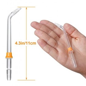 YanBan 2 pièces brosse orthodontique de rechange pour buse orthodontique pour Waterpik WP450 WP-100 WP100E WP-250 WP-300 WP-6