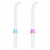 YanBan 2 pcs Hygiène bucco-dentaire Standard Arroseur pour Waterpik WP-100 WP-450 WP-250 WP-300 Wp-660 Wp-900 Brosse