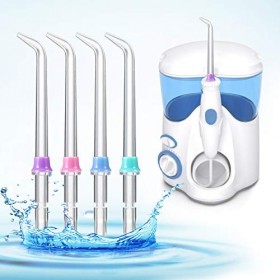 10 Pièces Embouts de Rechange Compatibles avec Waterpik Water Flosser WP-100, WP-100W, WP-260 et Plus, Comprenant Embouts de 