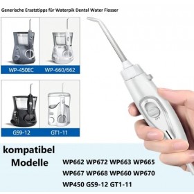 Oralion Hygiène orale Poignée en plastique standard pour WaterPik Irrigator Oral Water Flosser WP-660 WP-100WP-900 WP-300, Em