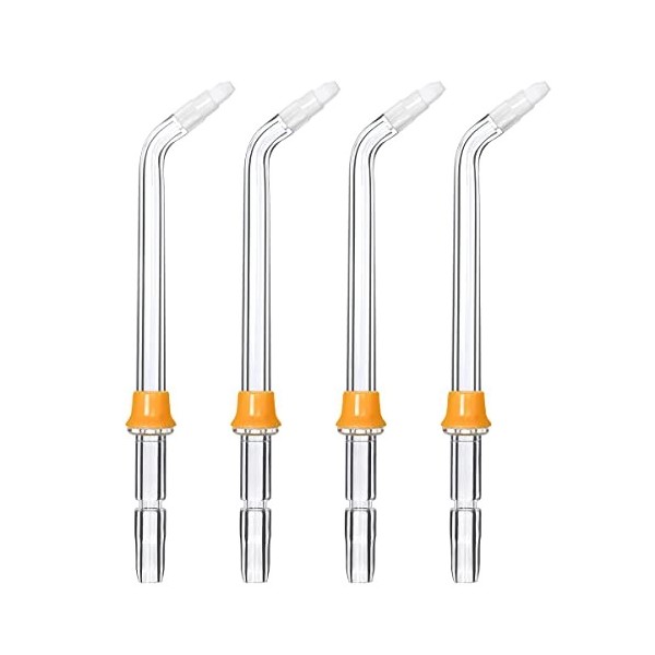 YanBan4 pièces brosse orthodontique de rechange pour buse orthodontique pour Waterpik WP450 WP-100 WP100E WP-250 WP-300 WP-66